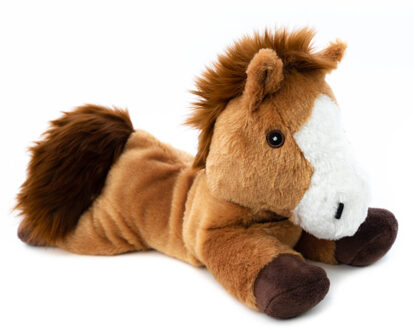 Magnetron knuffel - Paard - bruin - 35 cm - pittenzak - warmte knuffeldier