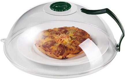 Magnetron Splatter Cover, Magnetron Cover Voor Voedsel Bpa Gratis, Magnetron Plaat Cover Guard Deksel Met Stoom Openingen JA55 groen