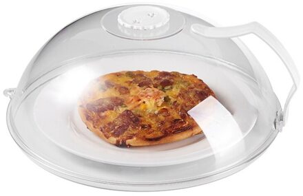 Magnetron Splatter Cover, Magnetron Cover Voor Voedsel Bpa Gratis, Magnetron Plaat Cover Guard Deksel Met Stoom Openingen JA55 wit