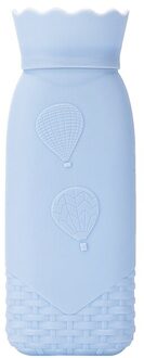 Magnetron Verwarming Fles Milieu Siliconen Transparante Water Bag Met Knit Cover, & Cold Therapieën blauw