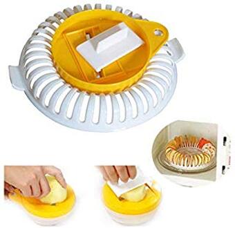 Magnetron Vet Chips Maker Apple Fruit Potato Chip Crisp Slicer Snack Maker Diy Set Lade Keuken Tool Willekeurige kleur
