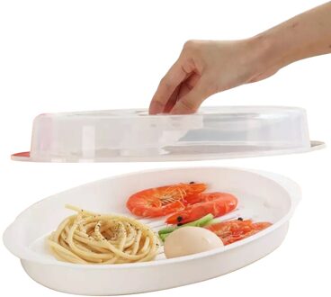 Magnetron Vis Stoomboot Voedsel Containers Met Deksel Magnetron Kookgerei Stoomboot Magnetron Koken