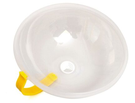 Magnetron Voedsel Cover Met Handvat Anti-Sputteren Hittebestendige Deksel Vers Houden Stofdicht Olie-Proof magnetron Deksel