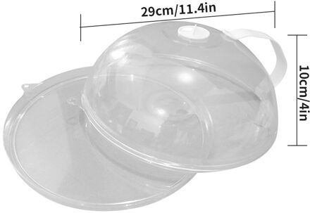 Magnetron Voedsel Cover Schotel Plaat Cover Anti-Splash Voedsel Deksel Magnetron Gerecht Pp Transparante Cap Splash Guard
