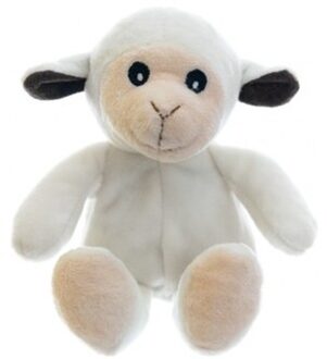 Magnetron warmte knuffel schaap/lam 23 cm
