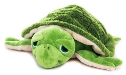 Magnetron Warmte Knuffel Zeeschildpad 18 Cm - Opwarmknuffels Groen