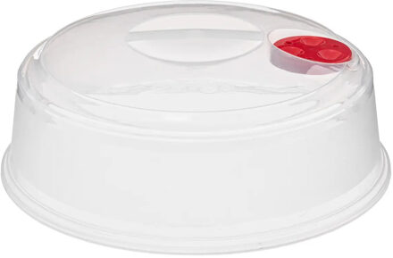 Magnetrondeksel/afdekschaal - transparant - kunststof - 27 x 10 cm - Magnetrondeksel