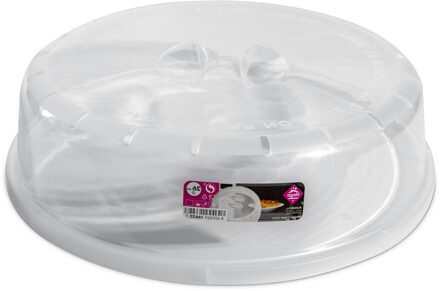 Magnetrondeksel/afdekschaal - transparant - kunststof - D24 x H8 cm