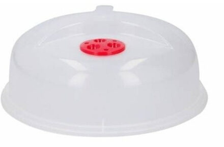 Magnetrondeksel/spatdeksel - kunststof - rood - 26,5 x 11 cm