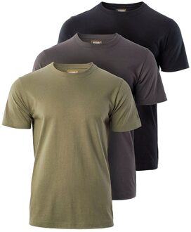 Magnum Heren t-shirt (set van 3) Groen - L