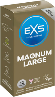 Magnum Large Condooms (60mm) 12 stuks Transparant - 60 (omtrek 12-13 cm)