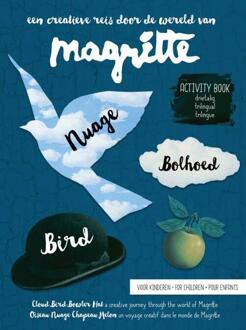 Magritte activity book voor kinderen - nuage, bolhoed, bird - Boek Liesbeth Elseviers (900226447X)