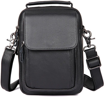 MAHEU Winter new men leather shoulder bag Men casual trade simple leisure shoulder bags crossbody bag phone pouch for men male