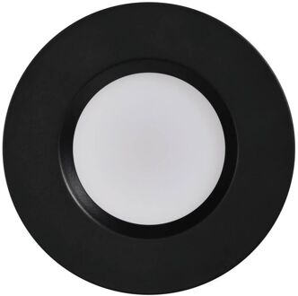 Mahi inbouwspot | IP65 | ingebouwd LED | Ø8,5 cm | zwart