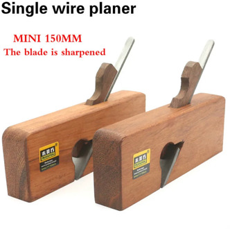 Mahogany 150 mm MINI Hand Plane Wood Planer Steel blade Hand planer woodworking for Carpenter Woodcraft Tool Carpenter Gift