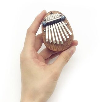 Mahonie Hout Duim Vinger Piano Muziekinstrument Mbira Mini 8 Toetsen Kalimba Muzikale Plezierige Instrument Supply