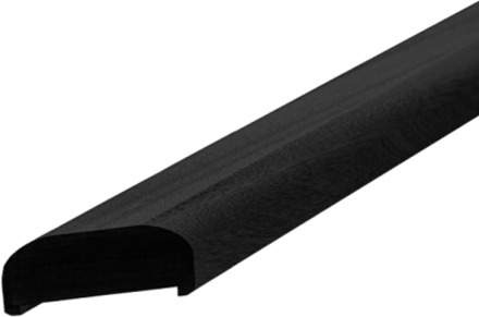 Mahonie Leuning Links Zwart 197 CM Black