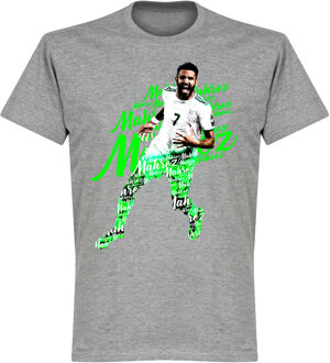 Mahrez Script T-Shirt - Grijs - S