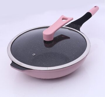 Maifan Stone Wok Geen Vette Rook Pan Koekenpan Antiaanbaklaag Koekenpan Steak Pan Inductie Kookplaat Algemene