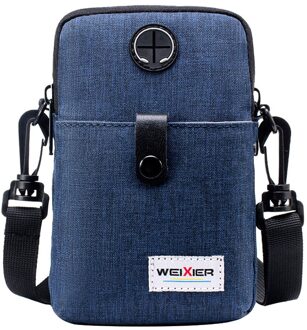 MAIOUMY Man Bag Mannen Diagonaal Mini Schouder Multifunctionele Mobiele Telefoon Zak Outdoor Sporttas gratis- Augustus 28 BU