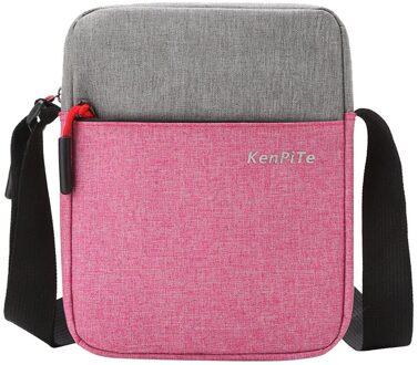 MAIOUMY schoudertas Oxford Doek rits solid Mannen Diagonaal Mini Schouder Multifunctionele Mobiele Telefoon Zak Outdoor Sporttas roze