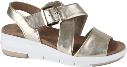 Maira 07 gold dames sandalen sportief - maat 42 Zilver