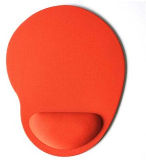Mairuige Grote Promoties Ondersteuning Pols Comfort Muismat Optische Trackball Pc Thicken Mouse Pad Kleurrijke Voor Game 8 Kleuren oranje