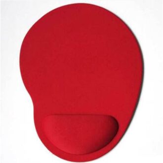 Mairuige Grote Promoties Ondersteuning Pols Comfort Muismat Optische Trackball Pc Thicken Mouse Pad Kleurrijke Voor Game 8 Kleuren rood