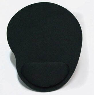 Mairuige Grote Promoties Ondersteuning Pols Comfort Muismat Optische Trackball Pc Thicken Mouse Pad Kleurrijke Voor Game 8 Kleuren zwart