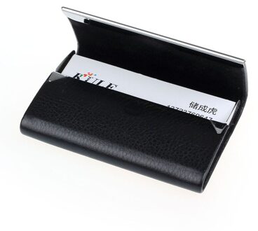 Maison Fabre Beste Maison Fabre Jasmijn Kaart Pakket Lederen Zakelijke Creditcard Naam Id-kaart Houder Case Wallet doos zwart