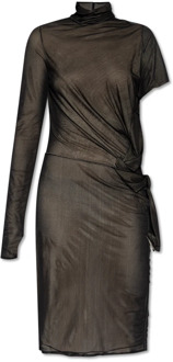 MAISON MARGIELA Asymmetrische jurk Maison Margiela , Black , Dames - M,S,Xs,2Xs