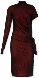 MAISON MARGIELA Asymmetrische jurk Maison Margiela , Red , Dames - S,Xs,2Xs