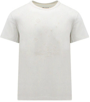 MAISON MARGIELA Beige Katoenen T-shirt Ss23 Maison Margiela , White , Heren - L