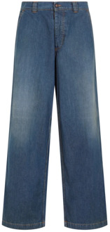 MAISON MARGIELA Blauwe Wide-Leg Jeans Maison Margiela , Blue , Heren - W33,W32