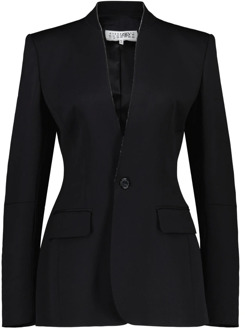 MAISON MARGIELA Getailleerde blazer van wolmix Maison Margiela , Black , Dames - Xs,4Xs,2Xs,3Xs