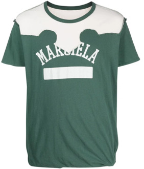 MAISON MARGIELA Groene T-shirts en Polos van Maison Margiela Maison Margiela , Green , Heren - L,M