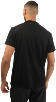 MAISON MARGIELA Heren Maison Margiela Geborduurd Tekst Logo T-shirt in Zwart - maat