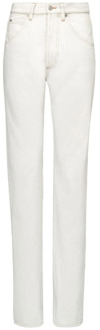 MAISON MARGIELA High-waisted straight-leg jeans Maison Margiela , White , Dames - W26,W25,W27