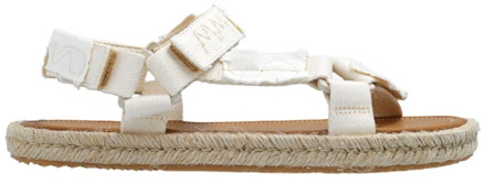 MAISON MARGIELA Ivoor canvas Trekking Sandalen Maison Margiela , Beige , Dames - 41 EU