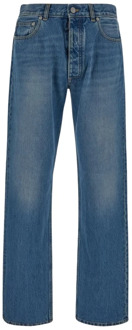 MAISON MARGIELA Klassieke Straight Fit Blauwe Jeans Maison Margiela , Blue , Heren - W33,W32,W31,W30,W34