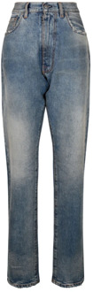 MAISON MARGIELA Lichtblauwe katoenen straight leg jeans Maison Margiela , Blue , Dames - W25,W26
