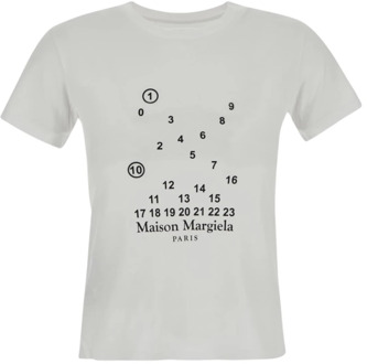 MAISON MARGIELA Logo T-shirt Maison Margiela , White , Dames - L,M,S
