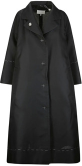 MAISON MARGIELA Stijlvolle Coat voor Mannen/Vrouwen Maison Margiela , Black , Dames - XS