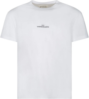 MAISON MARGIELA Stijlvolle T-shirts en Polos Maison Margiela , White , Heren - Xl,L,M,S