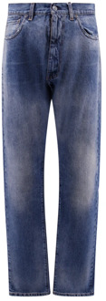 MAISON MARGIELA Stone Washed Straight Leg Jeans voor Dames Maison Margiela , Blue , Dames - W26,W25,W27,W29,W28