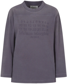 MAISON MARGIELA Sweatshirt Collectie Maison Margiela , Purple , Dames - M,S,Xs
