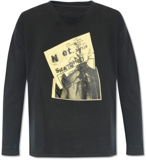 MAISON MARGIELA T-shirt met lange mouwen Maison Margiela , Gray , Heren - Xl,S