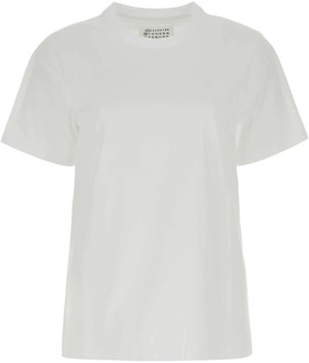 MAISON MARGIELA Upgrade je garderobe met stijlvolle T-shirts Maison Margiela , White , Dames - L,M,S,Xs