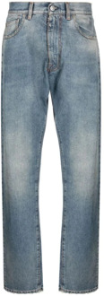 MAISON MARGIELA Versleten straight-leg jeans Maison Margiela , Blue , Dames - W27