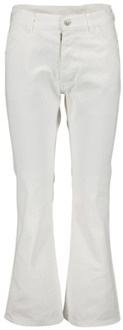 MAISON MARGIELA Witte Flared Jeans voor Vrouwen Maison Margiela , White , Dames - W27